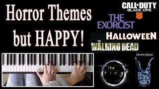 Best Horror Themes - Minor VS Major Key MASH UP || PIANO COVER