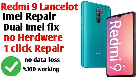 Redmi 9 prime (Lancelot ) Dual Imei repair dft pro tool gsm shah