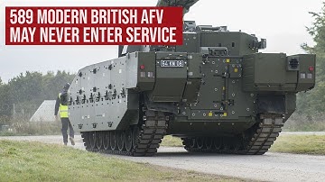 When the British  589 modern 40mm Ajax AFVs will enter service?