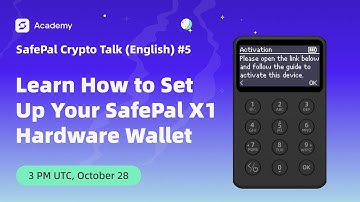 Learn How to Set Up Your SafePal X1 Hardware Wallet - SafePal Crypto Talk (English) #5
