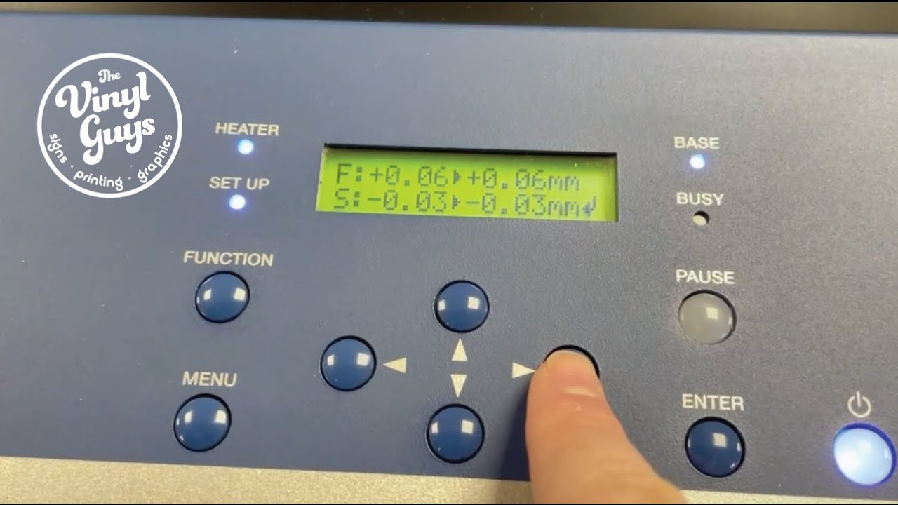 How to perform media gap, bidirectional adjustment, feed calibration