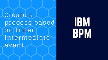 How to create a process based on timer intermediate event in IBM BPM