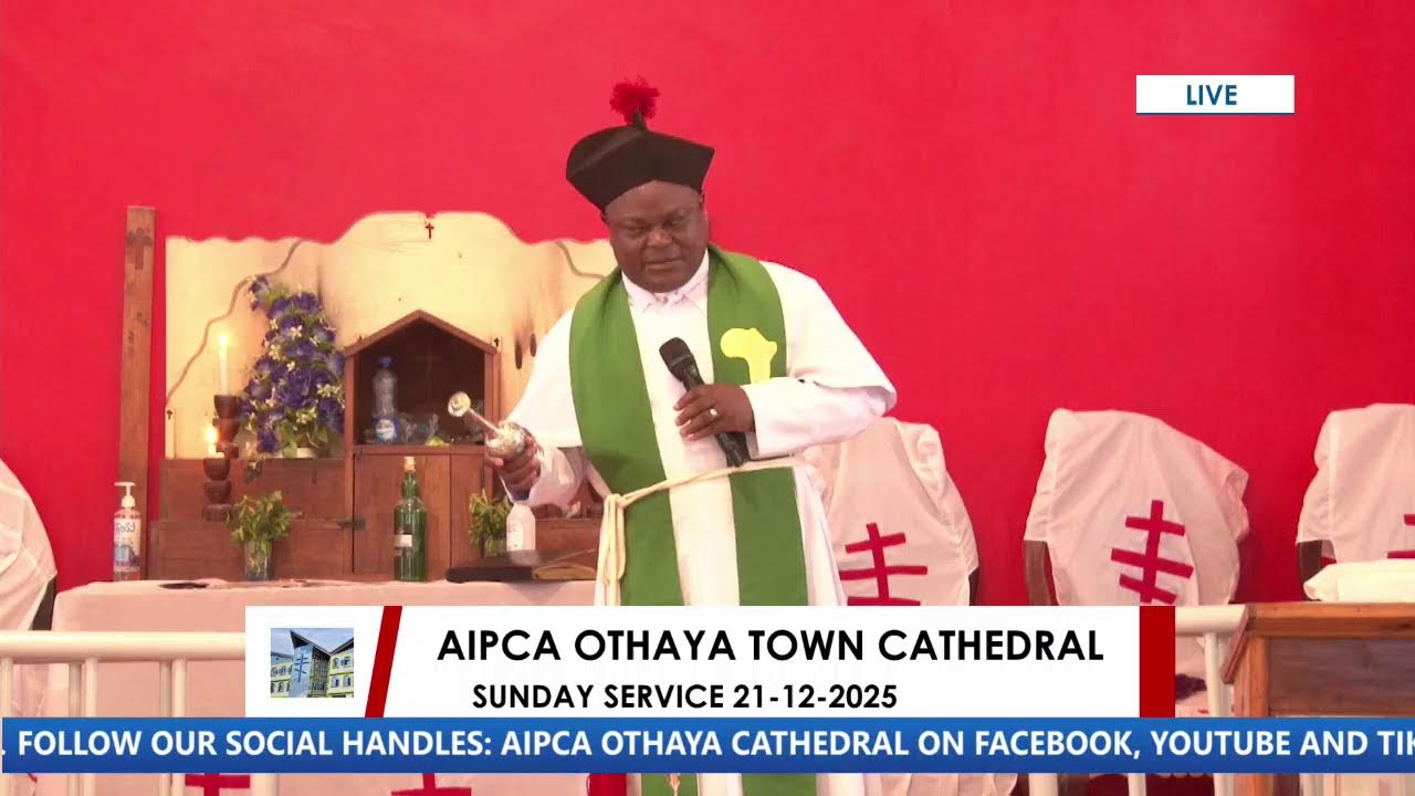 SUNDAY LIVE SERVICE: AIPCA OTHAYA CATHEDRAL CHURCH