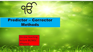 Predictor corrector