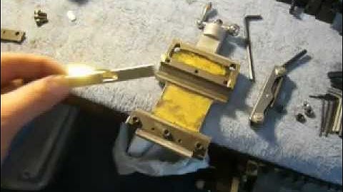 Micromark 7x14 Mini-lathe Carriage Gib Adjustment Part 2