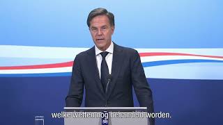 Inleidend statement van MP Mark Rutte van 25 augustus 2023
