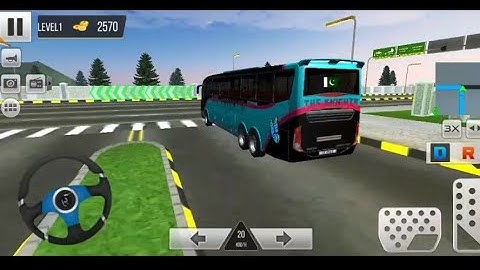 🚌Moderm Bus Drive Parking 3D Part 03 🚧