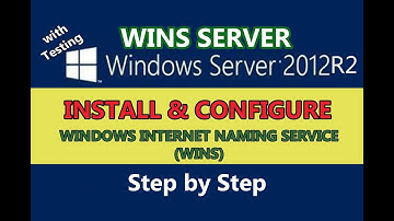 WINS Server 2012 R2 Installation and Configuration in detail || Tech Allrounder