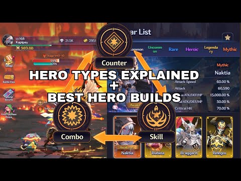 Legend of Avatar Hero Types: Choosing Between Counter, Combo, and Skill Builds