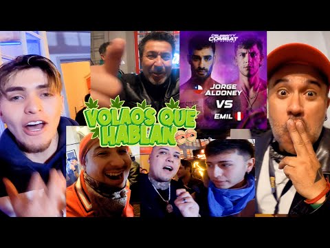 "VOLAOS QUE HABLAN" LA PELEA DEL AÑO🥊 JORGE ALDONEY🇨🇱 VS EMIL🇵🇪 SHOW EN VIVO CON KAISER Y INFLUENCER