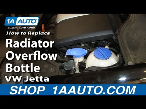 How to Replace Radiator Overflow Bottle 05-13 Volkswagen Jetta