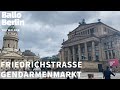 [4K] Walk in Berlin🇩🇪- Friedrichstr. / Gendarmenmarkt