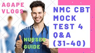 2020 NMC UK CBT Mock Test 4 PART-1(MCQ) Nursing SAMPLE QUESTIONS AND ANSWERS (31 to 40) NURSE REVIEW screenshot 4