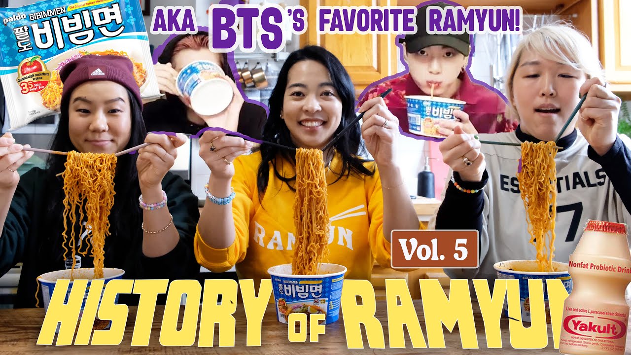 History of Ramyun Vol 5 Bibimmyun! (비빔면) YouTube