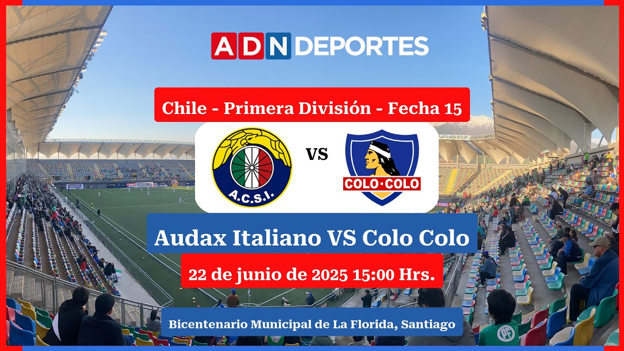 Audax Italiano vs. Colo Colo | Campeonato Nacional 2025 - YouTube