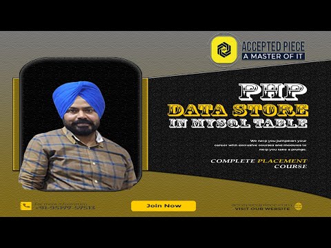 Database save in PHP and MySQL |  Web Development full course | Chapter #8