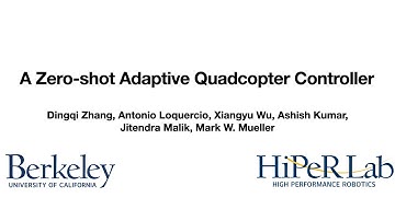 A Zero-shot Adaptive Quadcopter Controller