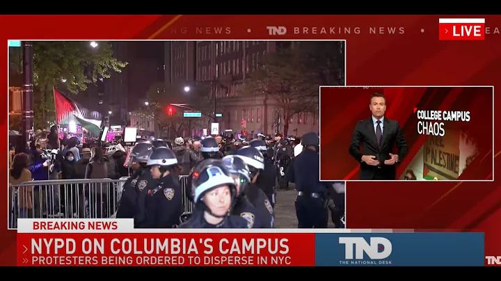 Protesters arrested as large NYPD presence clears Columbia University campus at school request - DayDayNews