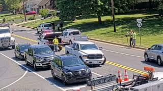 Delaware: Bad Driver Makes Piss Poor Left Turn & Crashes Into Pickup Truck 