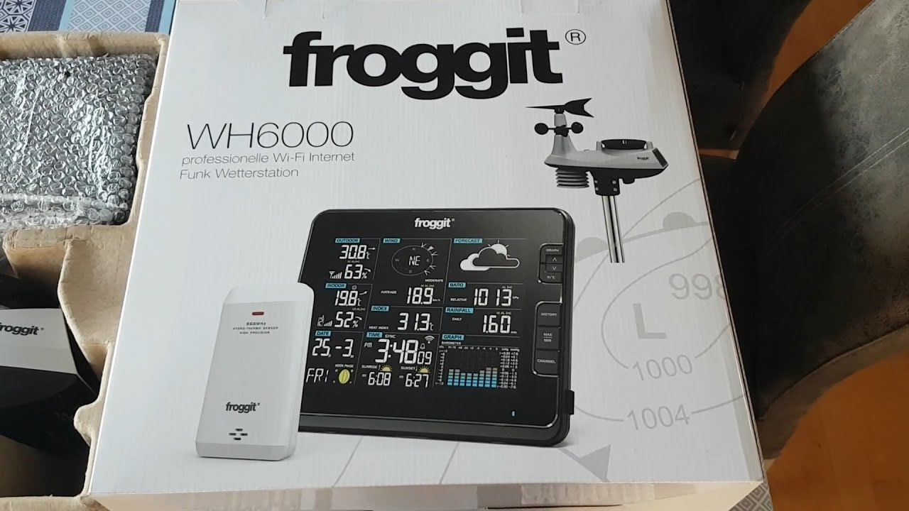 froggit Professional Station météo sans Fil WH3000 SE (Edition