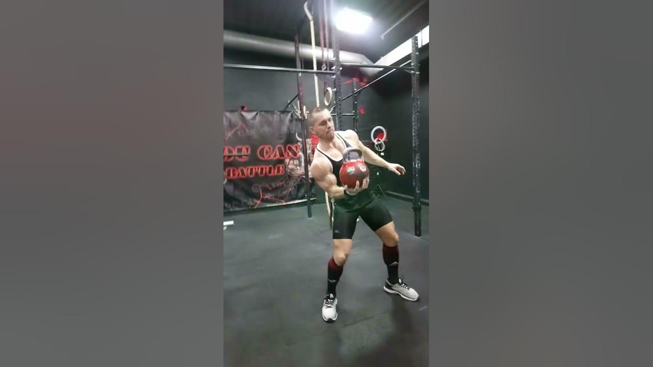 Подъем Знаменского с гирей