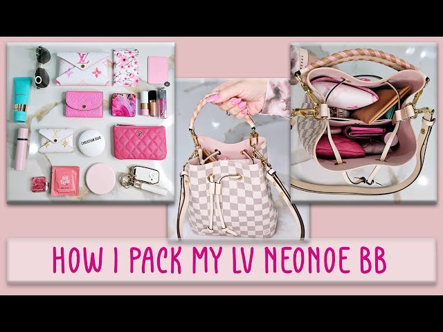 WHAT'S IN MY BAG ~ Louis Vuitton Braided NeoNoe in Damier Azur