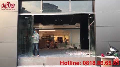 Cửa kính xếp trượt 6 cánh - Nhôm Kính AGC Việt Nam