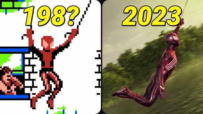 Evolution of SPIDER-MAN Games 1982-2023 