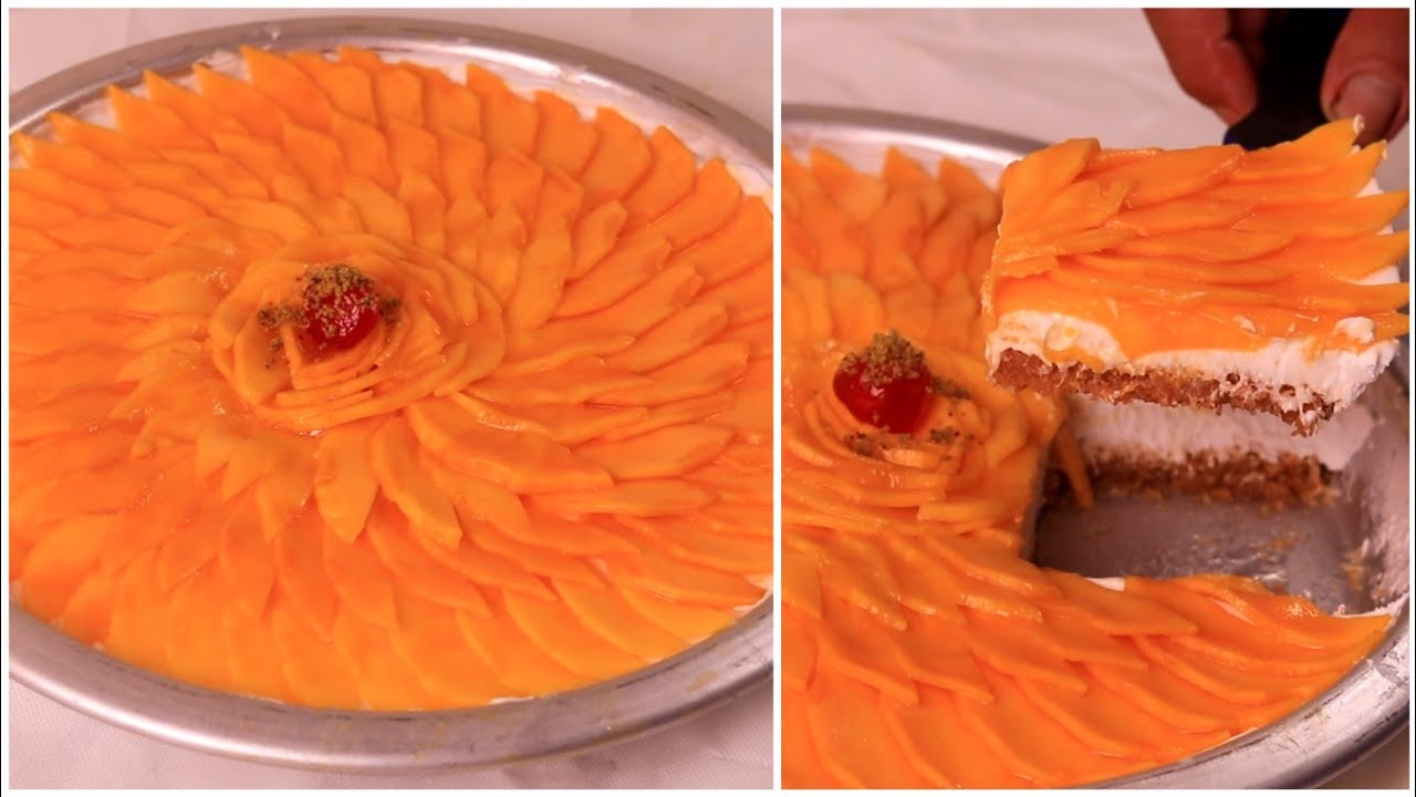 الكنافة بالمانجا بطريقة المحلات مع سر طعمها فقط وحصريا  !!