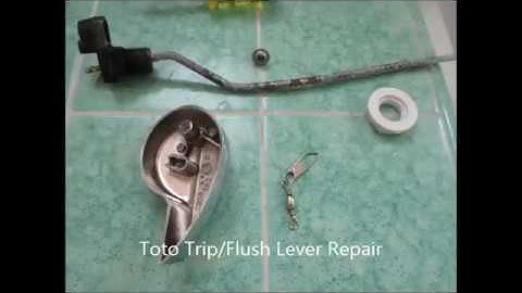 Toto Toilet Trip Flush Lever Fix Repair NOT REPLACEMENT