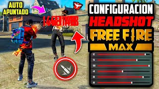 ✅SENSIBILIDAD FREE FIRE MAX CON *SEGUIMIENTO A LA CABEZA* CONFIGURACIÓN PARA DAR HEADSHOT FREE FIRE