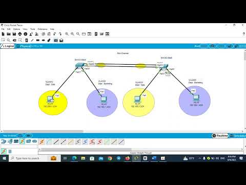 How to configuring VLAN and Ether Channel on Cisco Switchs