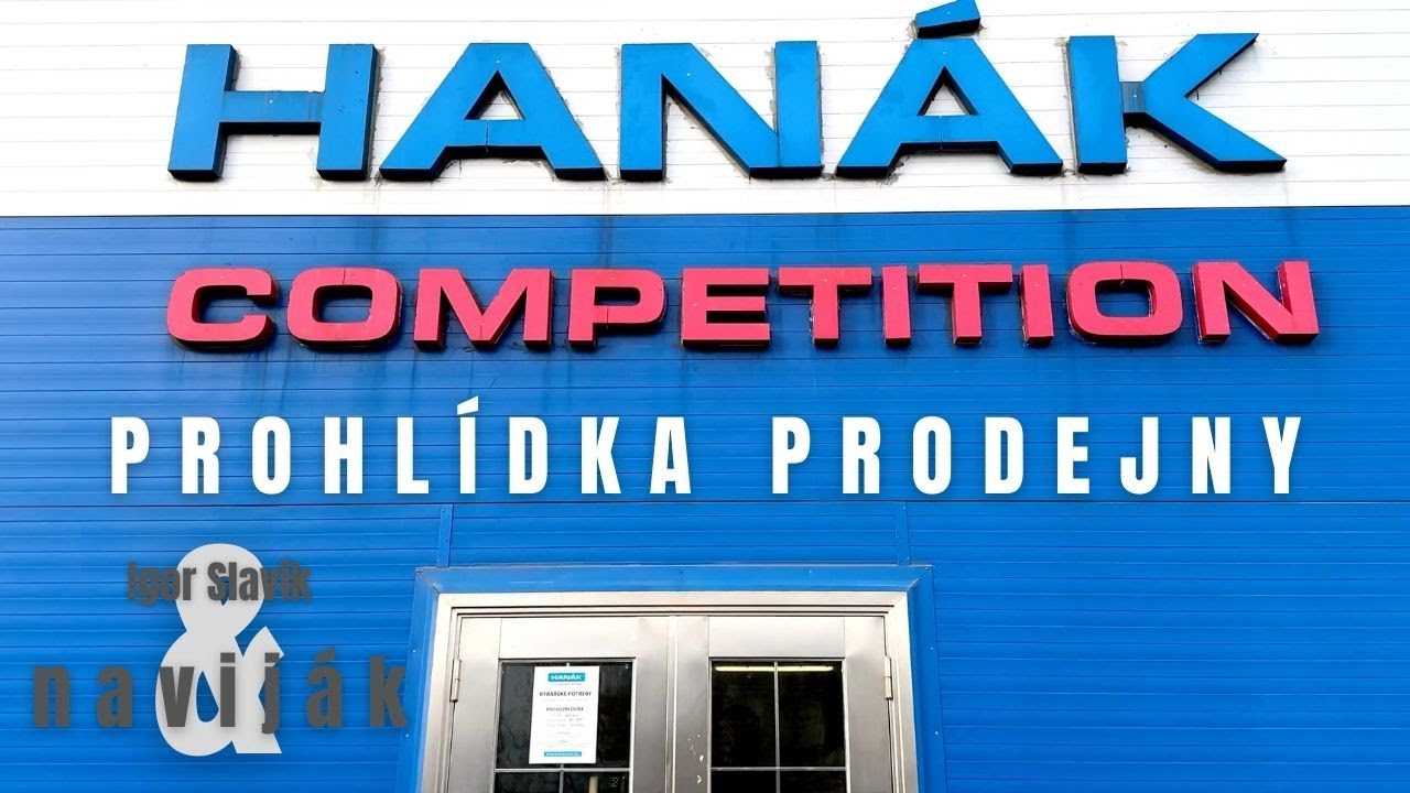 Franta Hanák mě provedl prodejnou Hanák Competition v Českých Budějovicích