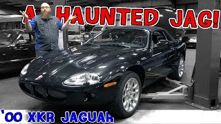 2000 XKR Jaguar with over 440K miles  sort of?! CAR WIZARD has a haunted car in his shop!