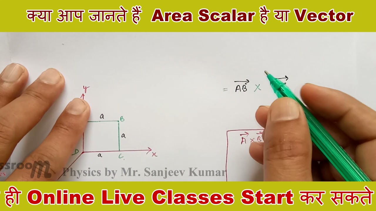 Area.....SCALAR OR VECTOR YouTube