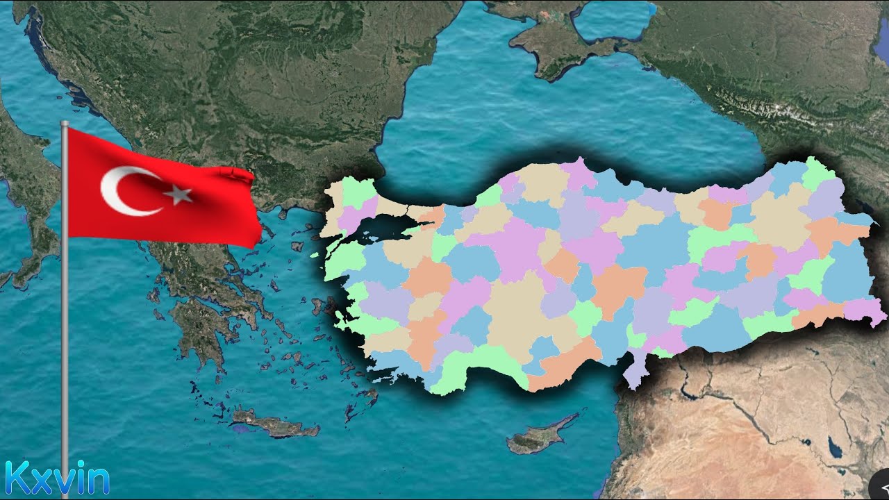 Turkey - Geography & 81 Provinces | Fan Song by Kxvin