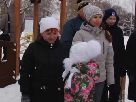 "Мама, папа и я-спортивная семья" на зимний лад