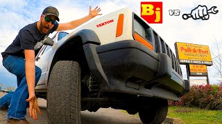 PullAPart Cheap Jeep Challenge  Busted Knuckle vs BleepinJeep | EP1