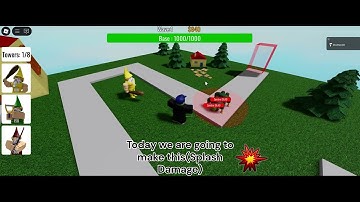 Gnomecode Tower defense addon Splash Damage 💥