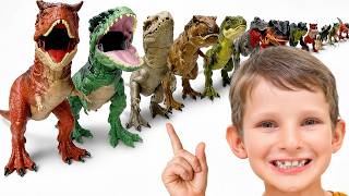 Hide and Seek Adventure with 50 Dinosaurs! 🦖🌋✨ screenshot 5