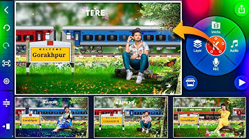 trending train moving status video editing in kinemaster || kinemaster video editing 2022