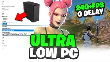 How I Unlock 240+ FPS in Fortnite on an Ultra Low-End PC! 🚀 (Boost FPS & Fix Lag)