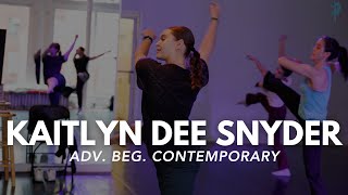 Adv. Beg. Contemporary | Kaitlyn Dee Snyder || PMT House of Dance