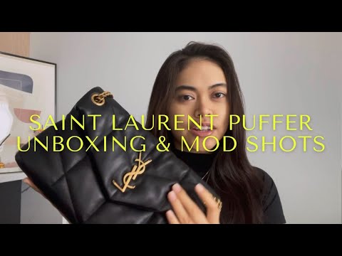 ショルダーバッグ・ポシェット Saint Laurent FW25 YSL BAG S PUFFER (734153AACQO 1000) SAINT LAURENT Small Puffer 🦉 | Unboxing & Mod Shots - YouTube