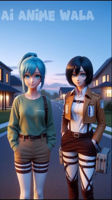 Bulma ki nyi dost Mikasa Ackerman 🤯🤯 #attackontitan #anime #shorts #naruto #eren #mikasa #aot