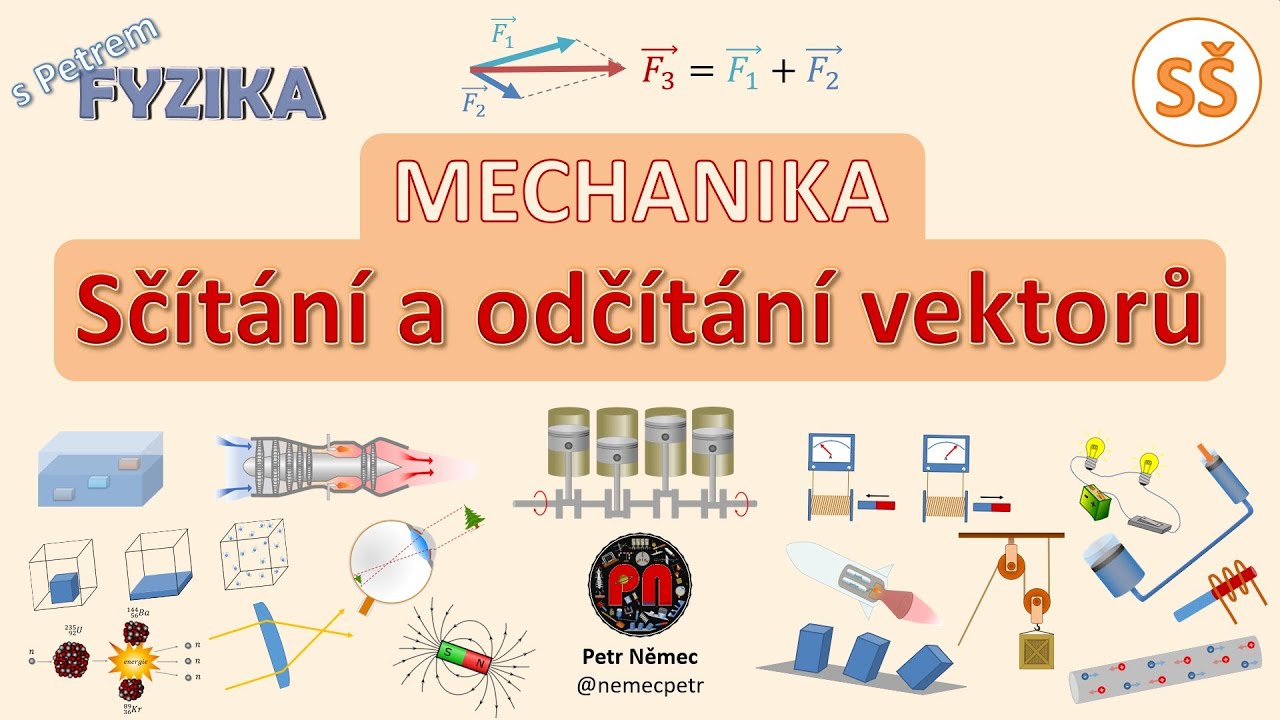 Sčítání a odčítání vektorů - fyzika SŠ