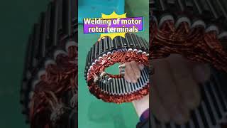 #projectionwelding welding of motor rotor terminal #spotweldingmachine
