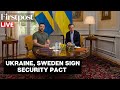 LIVE: Zelensky Signs Security Deal with Sweden in Push for Western Support | Russia Ukraine War