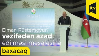 Milli Məclis sabah Elman Rüstəmovun vəzifədən azad edilməsi məsələsinə baxacaq