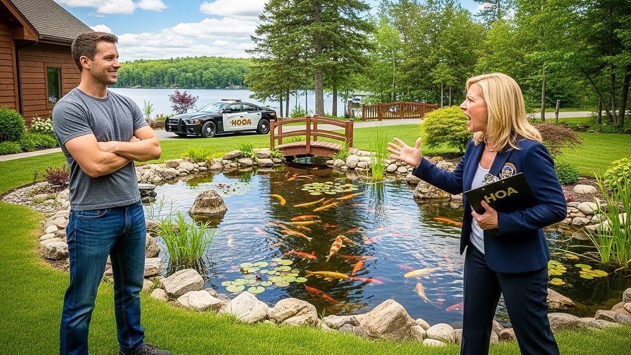 Karen Complained My Bird Bath Attracted Pigeons, So I Turned the Yard Into a Full Koi Pond